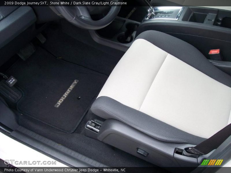 Stone White / Dark Slate Gray/Light Graystone 2009 Dodge Journey SXT