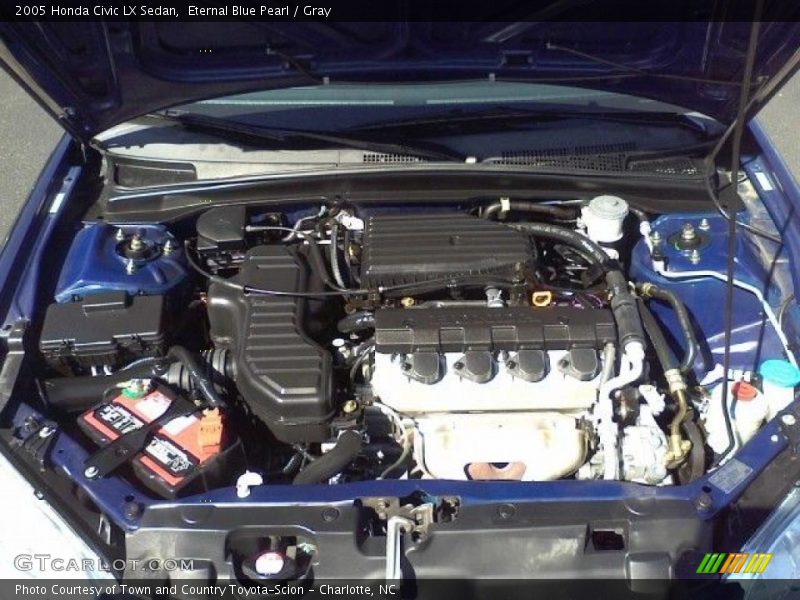  2005 Civic LX Sedan Engine - 1.7L SOHC 16V VTEC 4 Cylinder