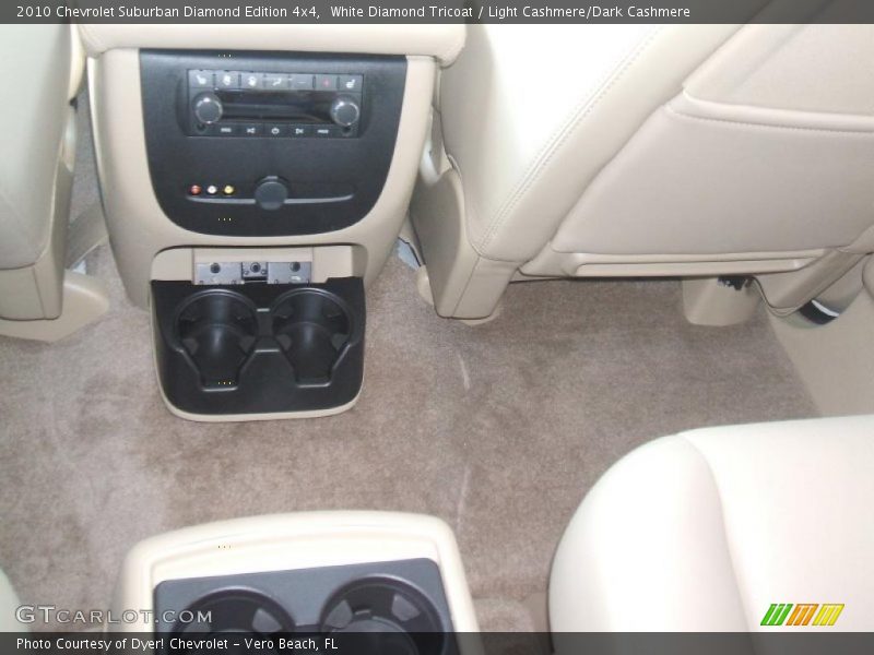White Diamond Tricoat / Light Cashmere/Dark Cashmere 2010 Chevrolet Suburban Diamond Edition 4x4