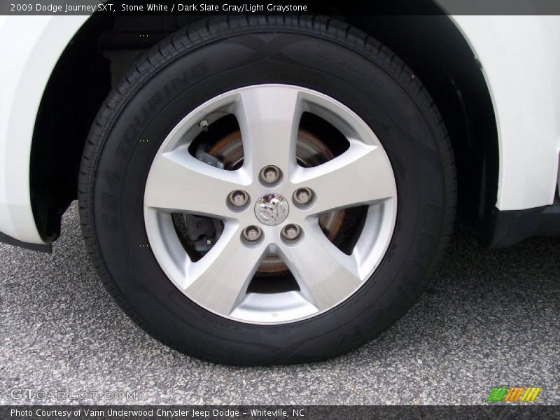 Stone White / Dark Slate Gray/Light Graystone 2009 Dodge Journey SXT