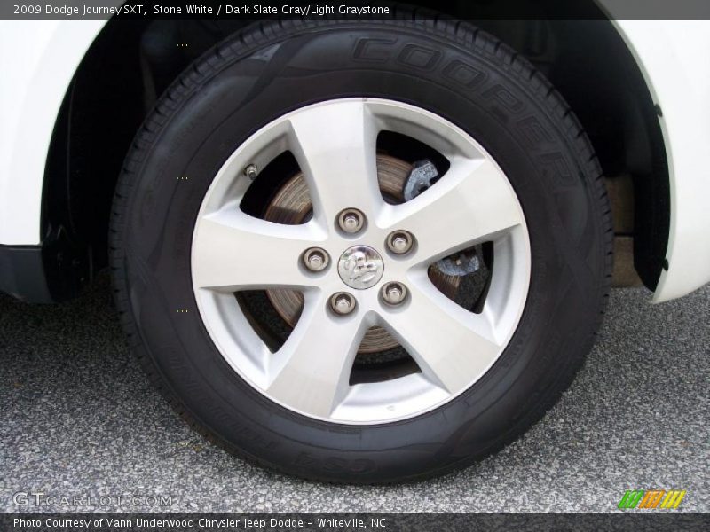 Stone White / Dark Slate Gray/Light Graystone 2009 Dodge Journey SXT