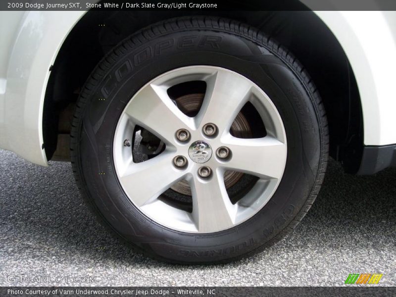 Stone White / Dark Slate Gray/Light Graystone 2009 Dodge Journey SXT