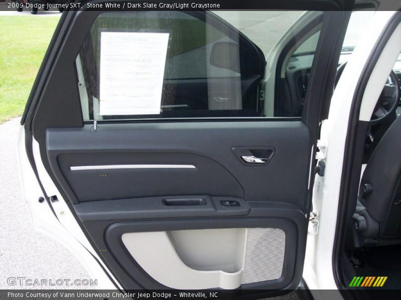 Stone White / Dark Slate Gray/Light Graystone 2009 Dodge Journey SXT
