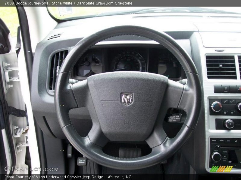 Stone White / Dark Slate Gray/Light Graystone 2009 Dodge Journey SXT