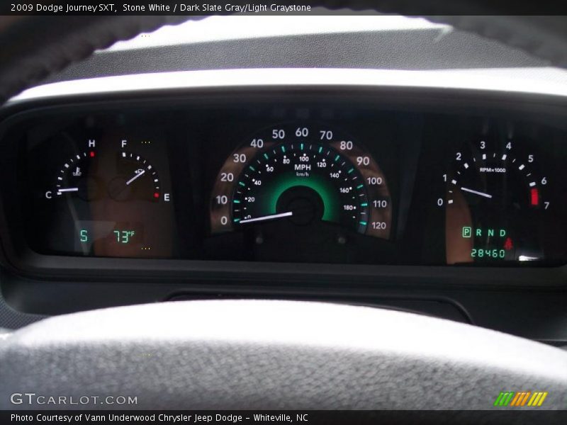 Stone White / Dark Slate Gray/Light Graystone 2009 Dodge Journey SXT