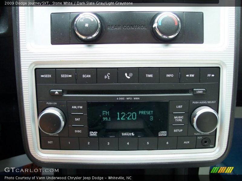 Stone White / Dark Slate Gray/Light Graystone 2009 Dodge Journey SXT