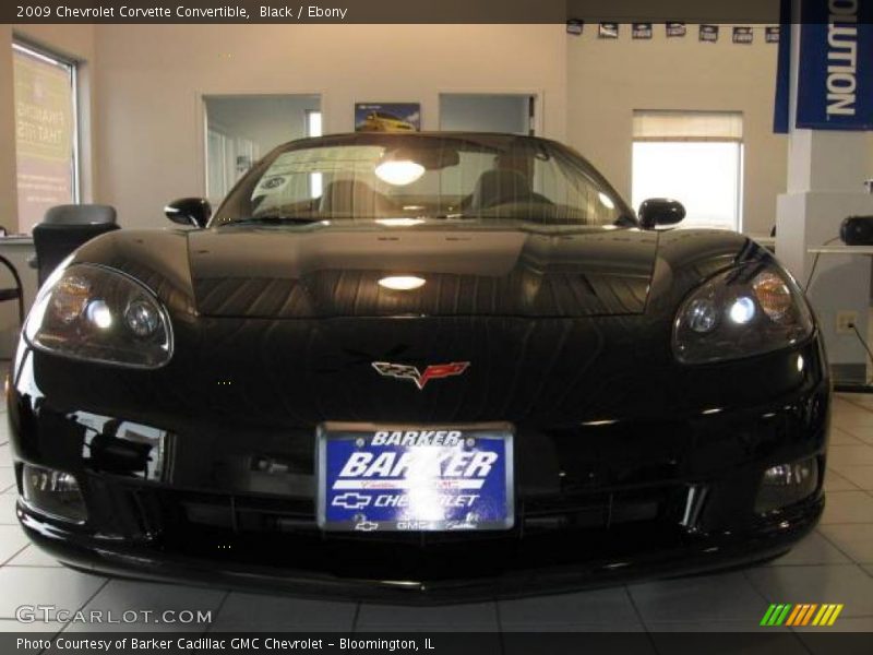 Black / Ebony 2009 Chevrolet Corvette Convertible