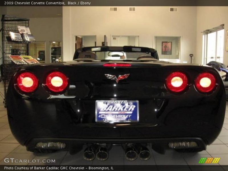 Black / Ebony 2009 Chevrolet Corvette Convertible