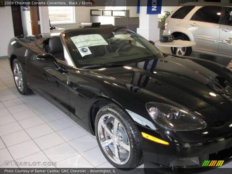 Black / Ebony 2009 Chevrolet Corvette Convertible