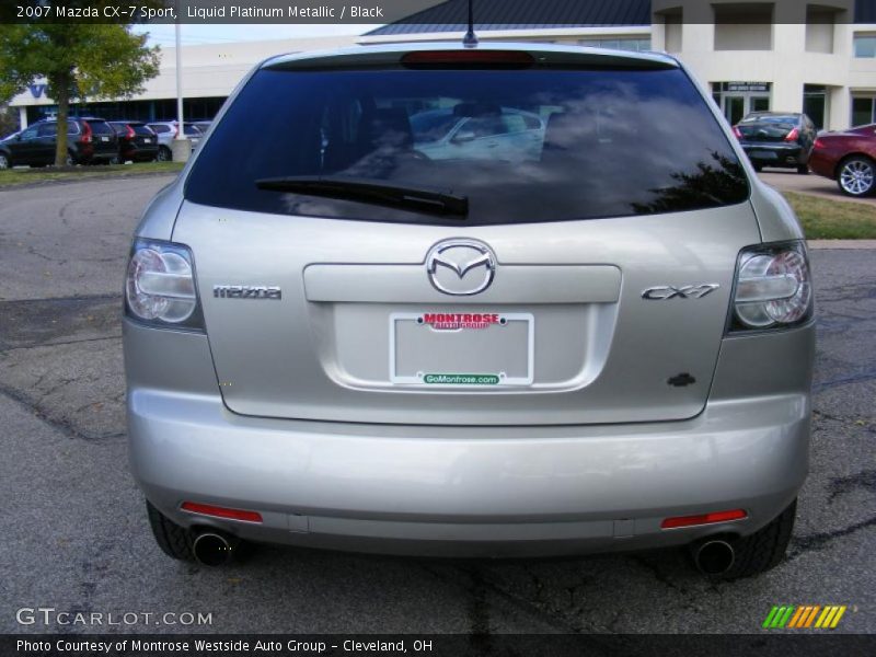 Liquid Platinum Metallic / Black 2007 Mazda CX-7 Sport