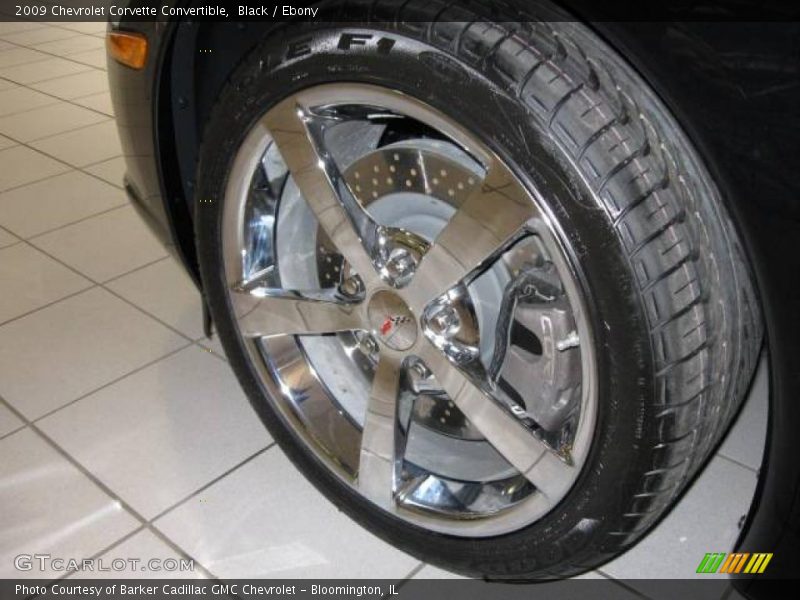 Black / Ebony 2009 Chevrolet Corvette Convertible