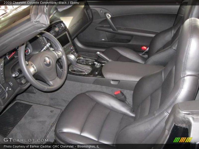 Black / Ebony 2009 Chevrolet Corvette Convertible