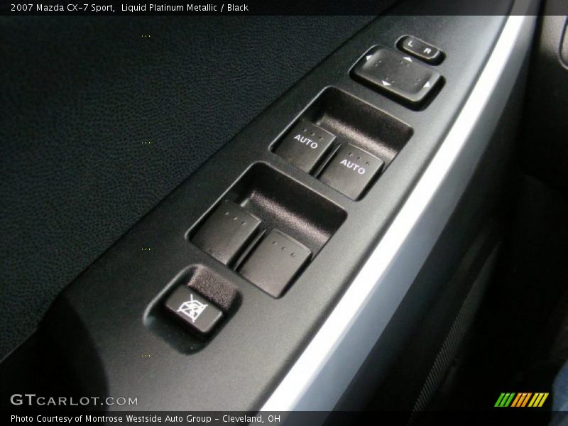 Liquid Platinum Metallic / Black 2007 Mazda CX-7 Sport