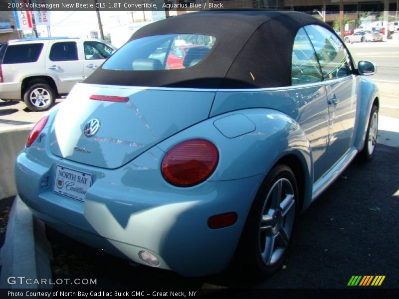 Aquarius Blue / Black 2005 Volkswagen New Beetle GLS 1.8T Convertible