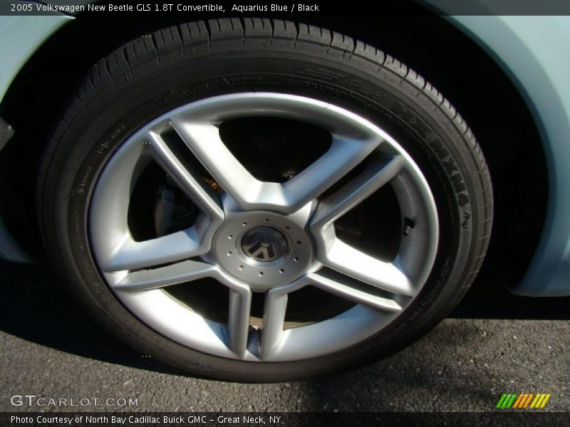 Aquarius Blue / Black 2005 Volkswagen New Beetle GLS 1.8T Convertible