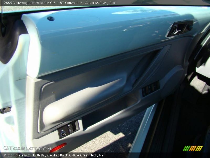 Aquarius Blue / Black 2005 Volkswagen New Beetle GLS 1.8T Convertible