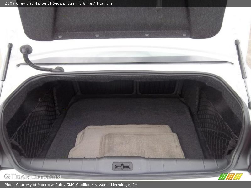 Summit White / Titanium 2009 Chevrolet Malibu LT Sedan