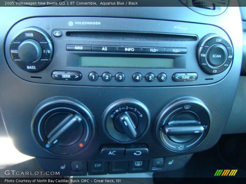 Aquarius Blue / Black 2005 Volkswagen New Beetle GLS 1.8T Convertible