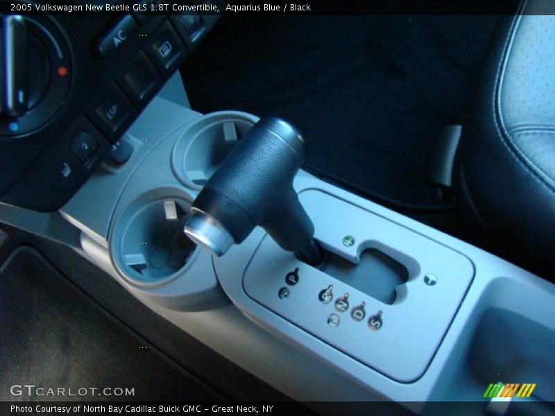 Aquarius Blue / Black 2005 Volkswagen New Beetle GLS 1.8T Convertible