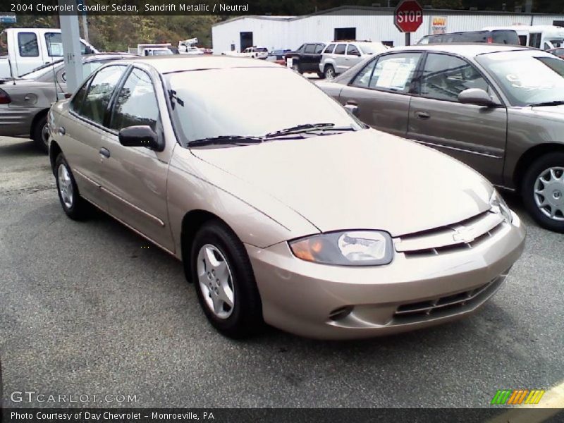 Sandrift Metallic / Neutral 2004 Chevrolet Cavalier Sedan