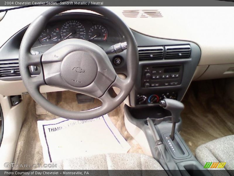 Sandrift Metallic / Neutral 2004 Chevrolet Cavalier Sedan