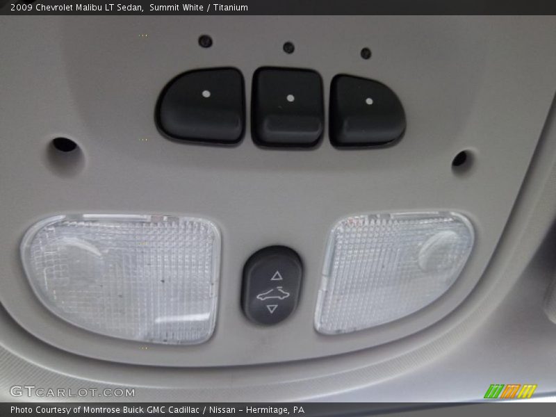 Summit White / Titanium 2009 Chevrolet Malibu LT Sedan