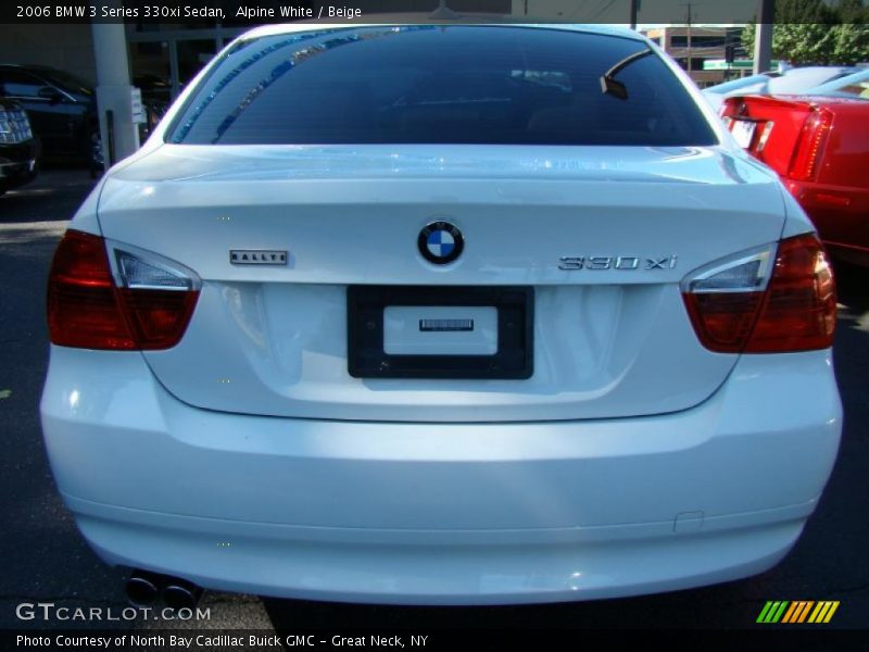 Alpine White / Beige 2006 BMW 3 Series 330xi Sedan