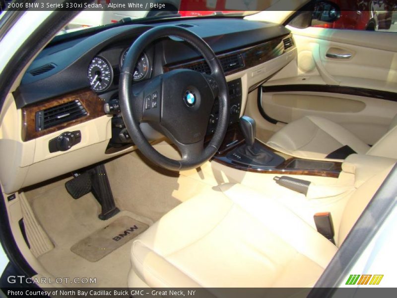 Alpine White / Beige 2006 BMW 3 Series 330xi Sedan