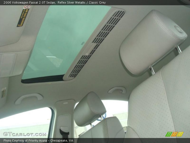 Reflex Silver Metallic / Classic Grey 2006 Volkswagen Passat 2.0T Sedan