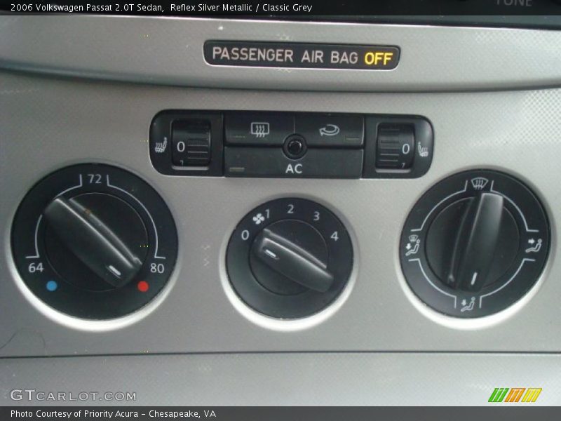 Reflex Silver Metallic / Classic Grey 2006 Volkswagen Passat 2.0T Sedan