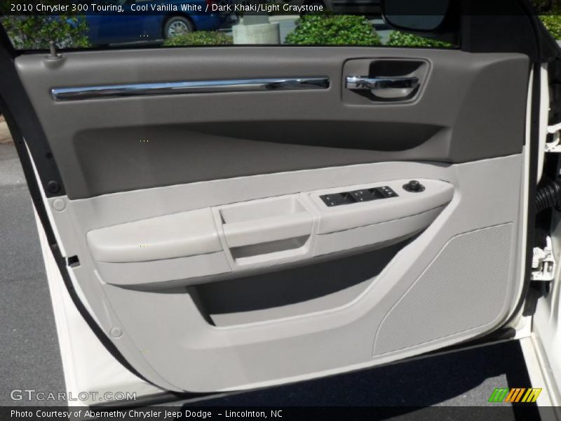 Cool Vanilla White / Dark Khaki/Light Graystone 2010 Chrysler 300 Touring