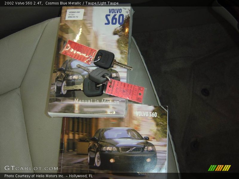 Cosmos Blue Metallic / Taupe/Light Taupe 2002 Volvo S60 2.4T
