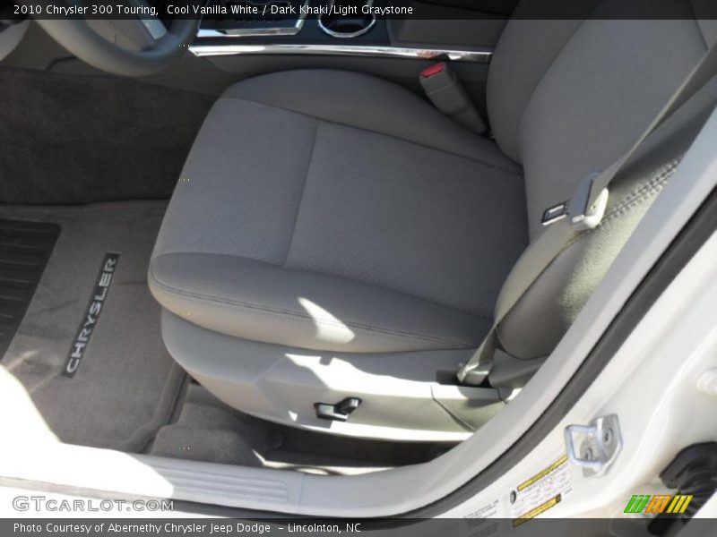 Cool Vanilla White / Dark Khaki/Light Graystone 2010 Chrysler 300 Touring