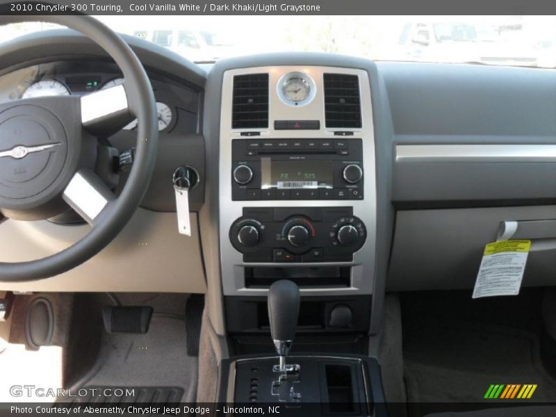Cool Vanilla White / Dark Khaki/Light Graystone 2010 Chrysler 300 Touring