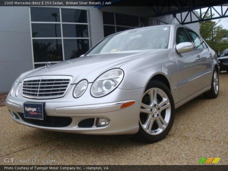 Brilliant Silver Metallic / Ash 2006 Mercedes-Benz E 350 Sedan