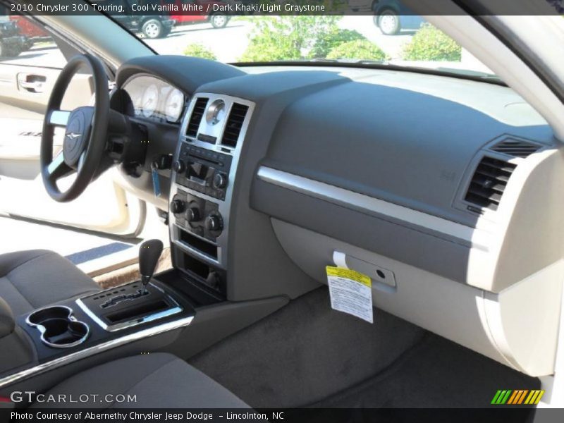 Cool Vanilla White / Dark Khaki/Light Graystone 2010 Chrysler 300 Touring