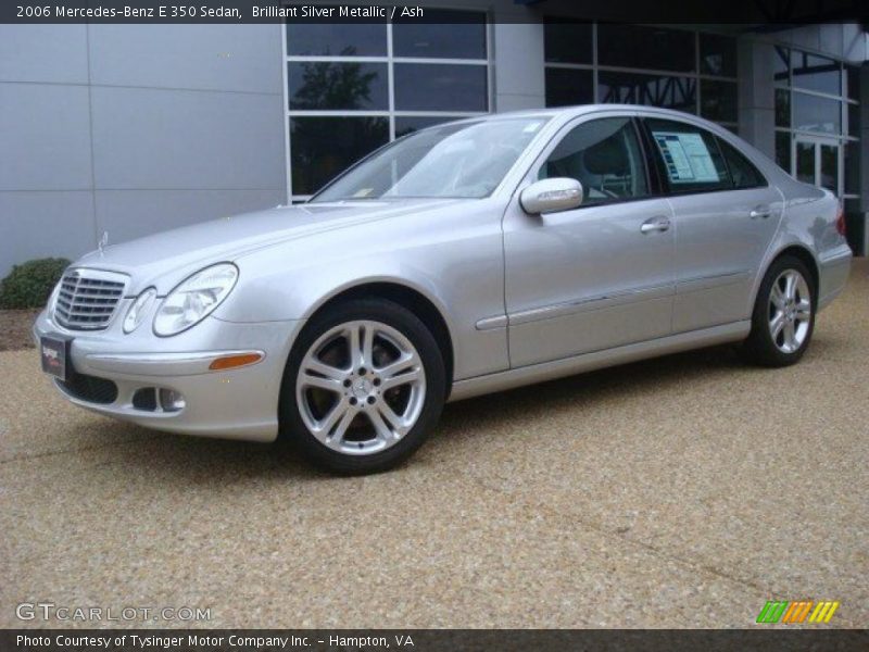 Brilliant Silver Metallic / Ash 2006 Mercedes-Benz E 350 Sedan