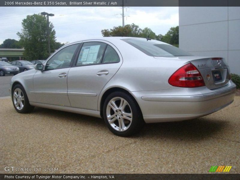 Brilliant Silver Metallic / Ash 2006 Mercedes-Benz E 350 Sedan