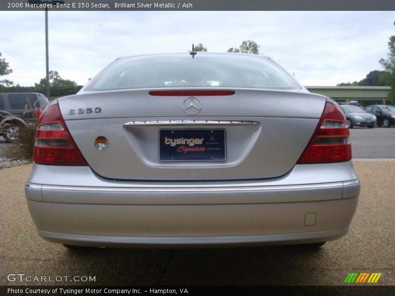 Brilliant Silver Metallic / Ash 2006 Mercedes-Benz E 350 Sedan