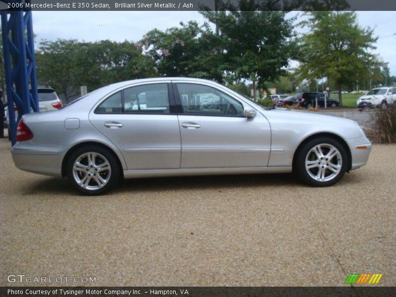 Brilliant Silver Metallic / Ash 2006 Mercedes-Benz E 350 Sedan