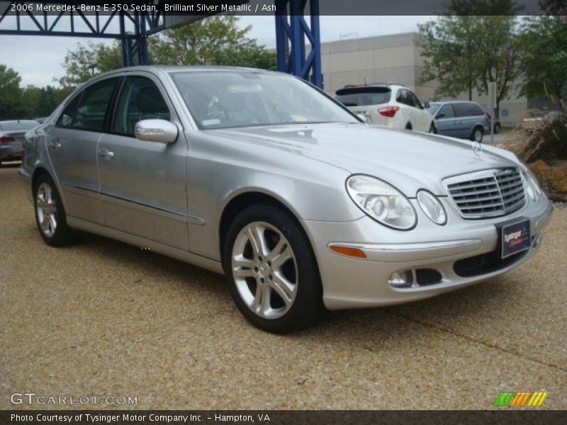 Brilliant Silver Metallic / Ash 2006 Mercedes-Benz E 350 Sedan