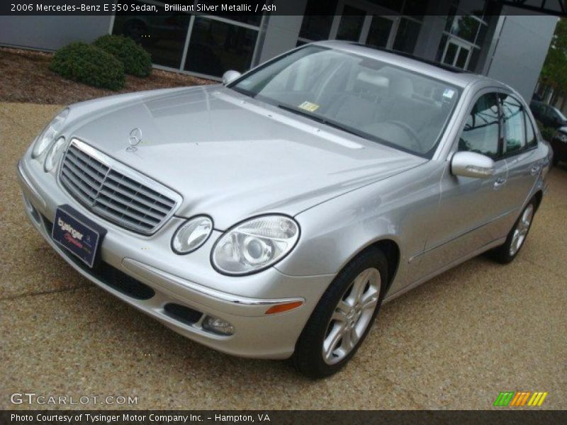 Brilliant Silver Metallic / Ash 2006 Mercedes-Benz E 350 Sedan