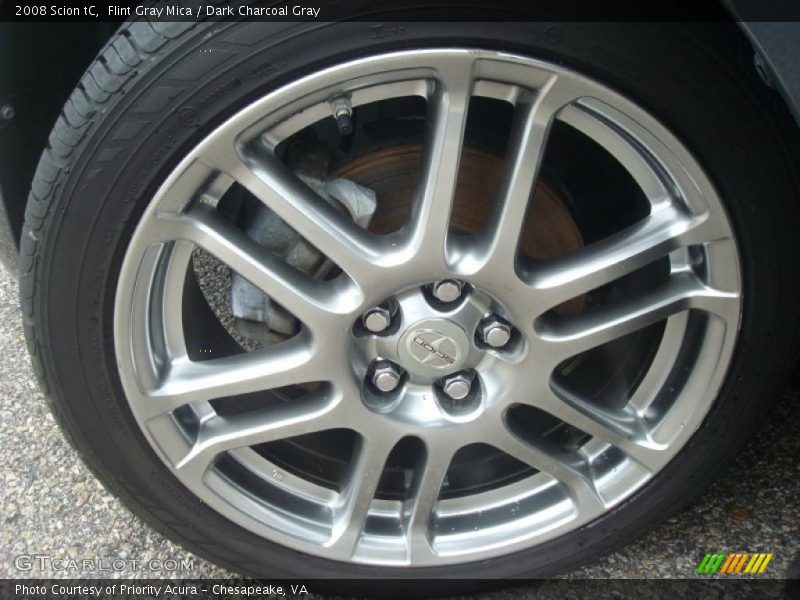 Flint Gray Mica / Dark Charcoal Gray 2008 Scion tC