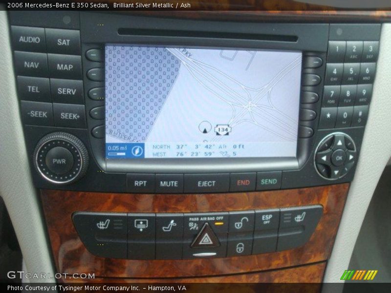 Brilliant Silver Metallic / Ash 2006 Mercedes-Benz E 350 Sedan