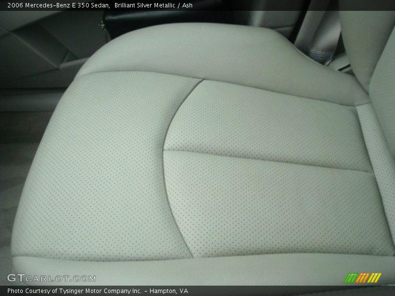 Brilliant Silver Metallic / Ash 2006 Mercedes-Benz E 350 Sedan