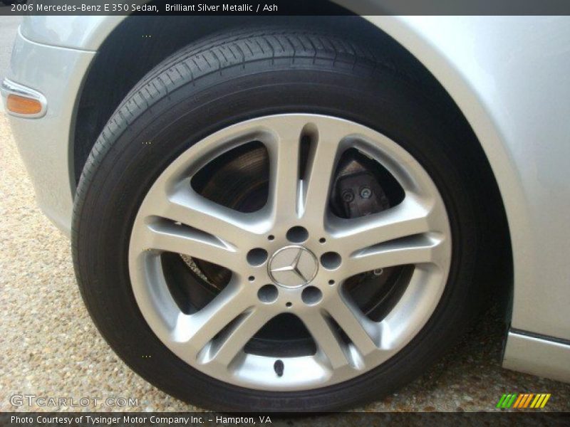 Brilliant Silver Metallic / Ash 2006 Mercedes-Benz E 350 Sedan