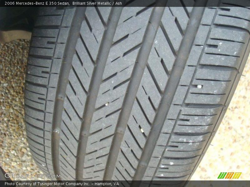 Brilliant Silver Metallic / Ash 2006 Mercedes-Benz E 350 Sedan