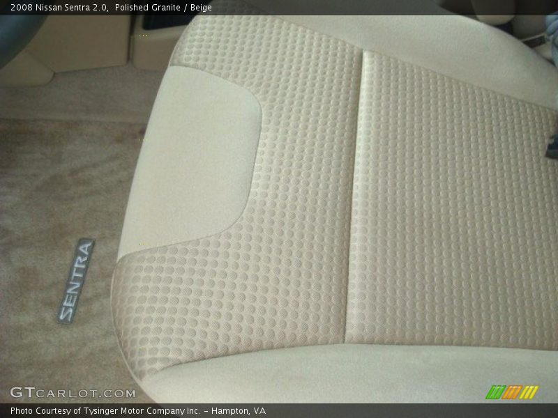 Polished Granite / Beige 2008 Nissan Sentra 2.0