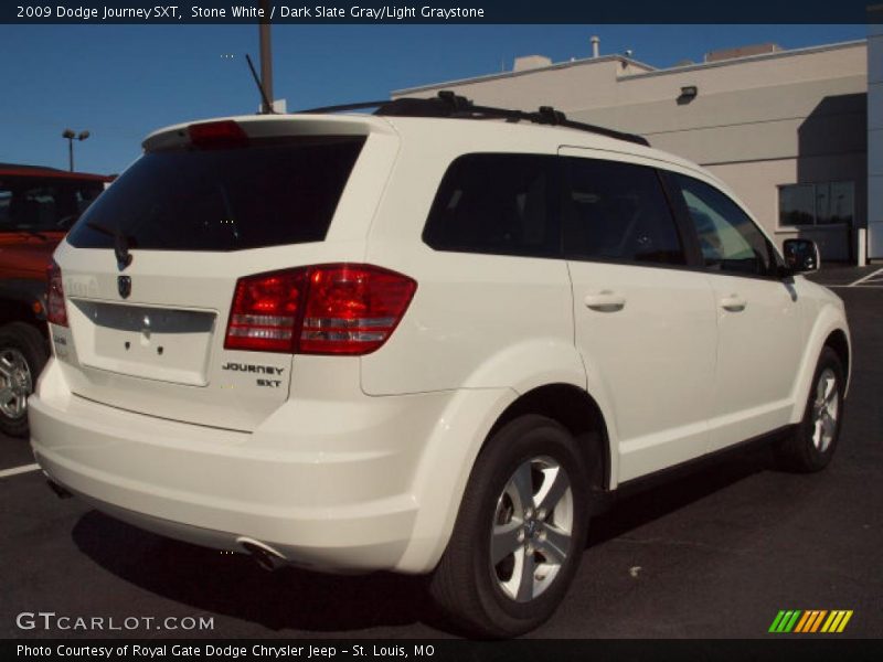 Stone White / Dark Slate Gray/Light Graystone 2009 Dodge Journey SXT