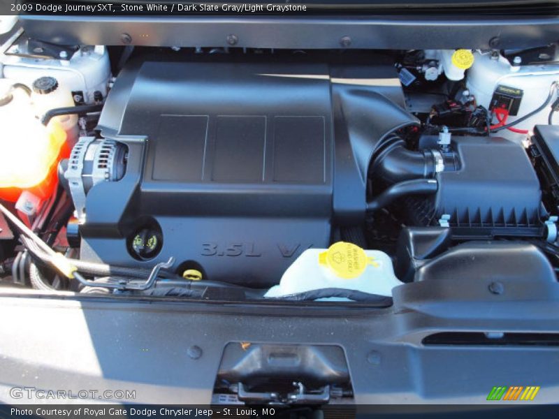 Stone White / Dark Slate Gray/Light Graystone 2009 Dodge Journey SXT